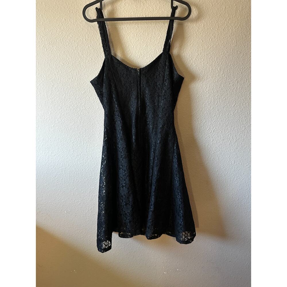 Vintage 90’s “All That Jazz” Lace Double Strap Mini Dress Size 11/12